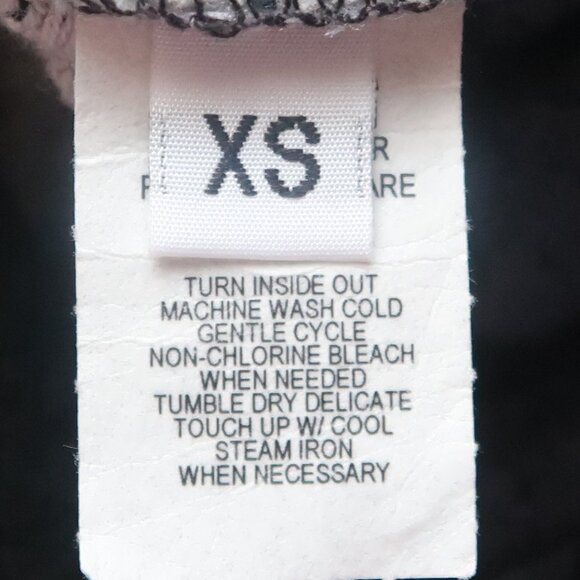 Margaret Winters Knit Patchwork Scoop Neck Cardigan Sweater Artsy Oversized XS - Picture 9 of 11